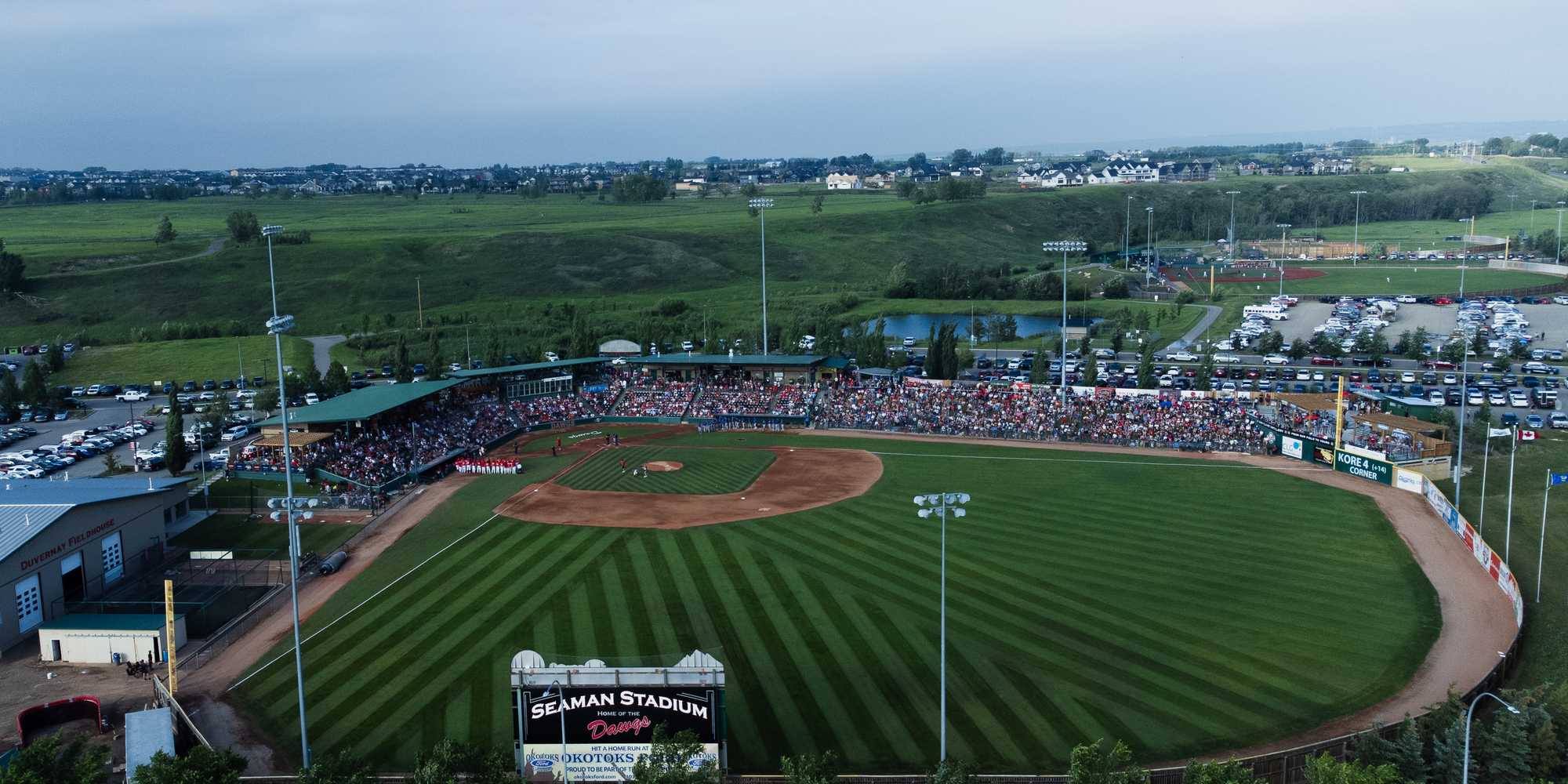 Giants Defeat Dawgs at Seaman Stadium Okotoks Dawgs Baseball